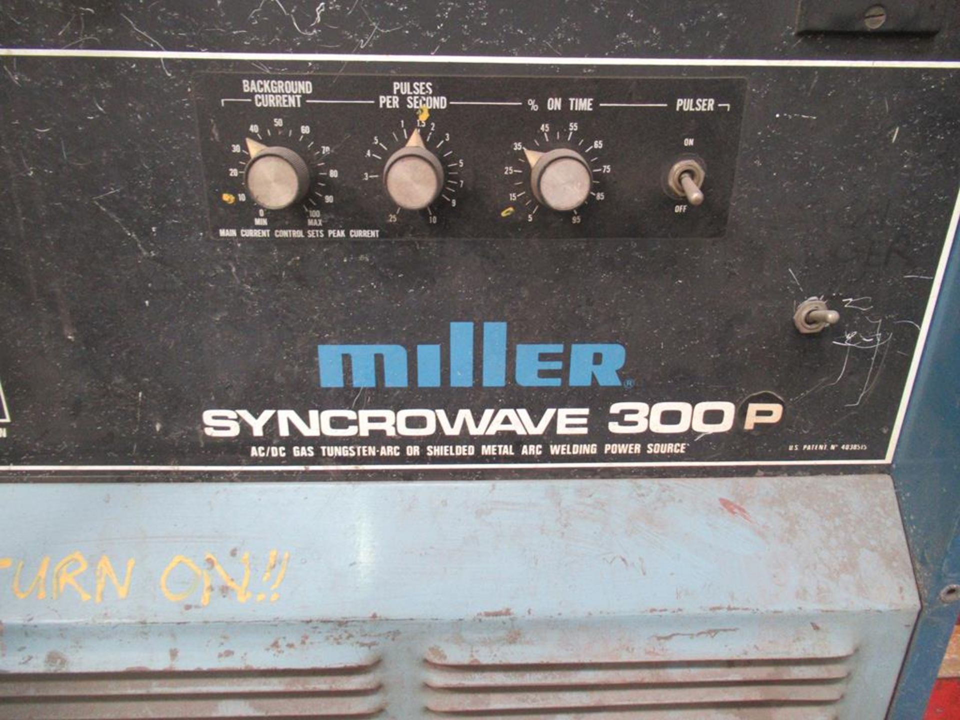 A Miller Syncrowave 300P AC/DC Gas Tungsten Arc or Smellded Metal Arc Welding Power Source - Image 3 of 3