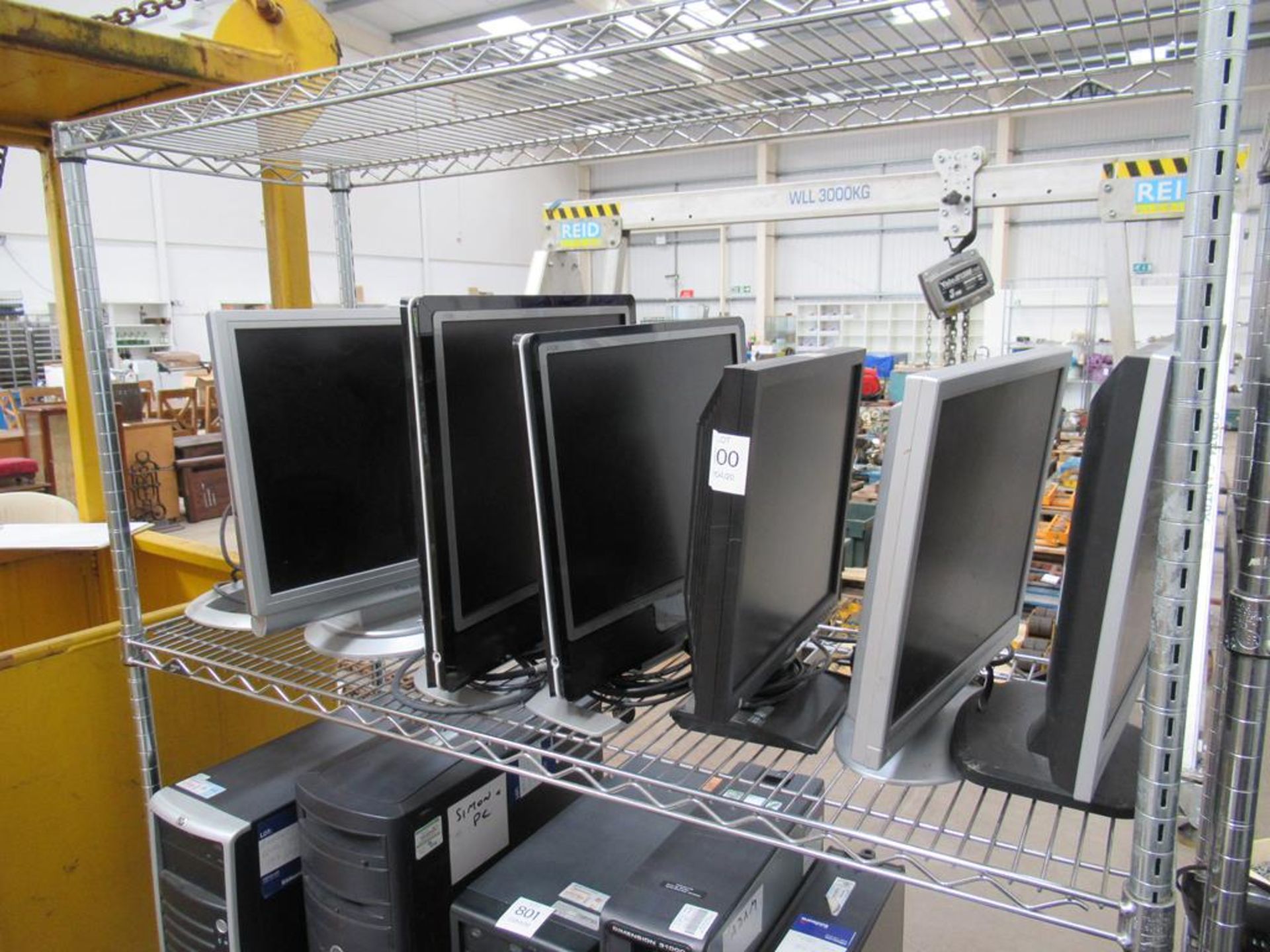 7 various computer monitors - Image 2 of 2