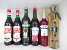 6 x bottles of aperitif/aperitivo liqueur etc