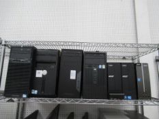 7 x various computers 'Hard Drives have been removed'