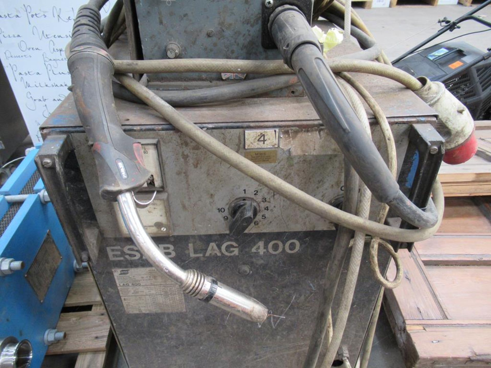 An ESAB Lag 400 3PH Welder complete with Wire Feed - Image 2 of 3