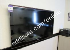 Samsung wall mounted TV