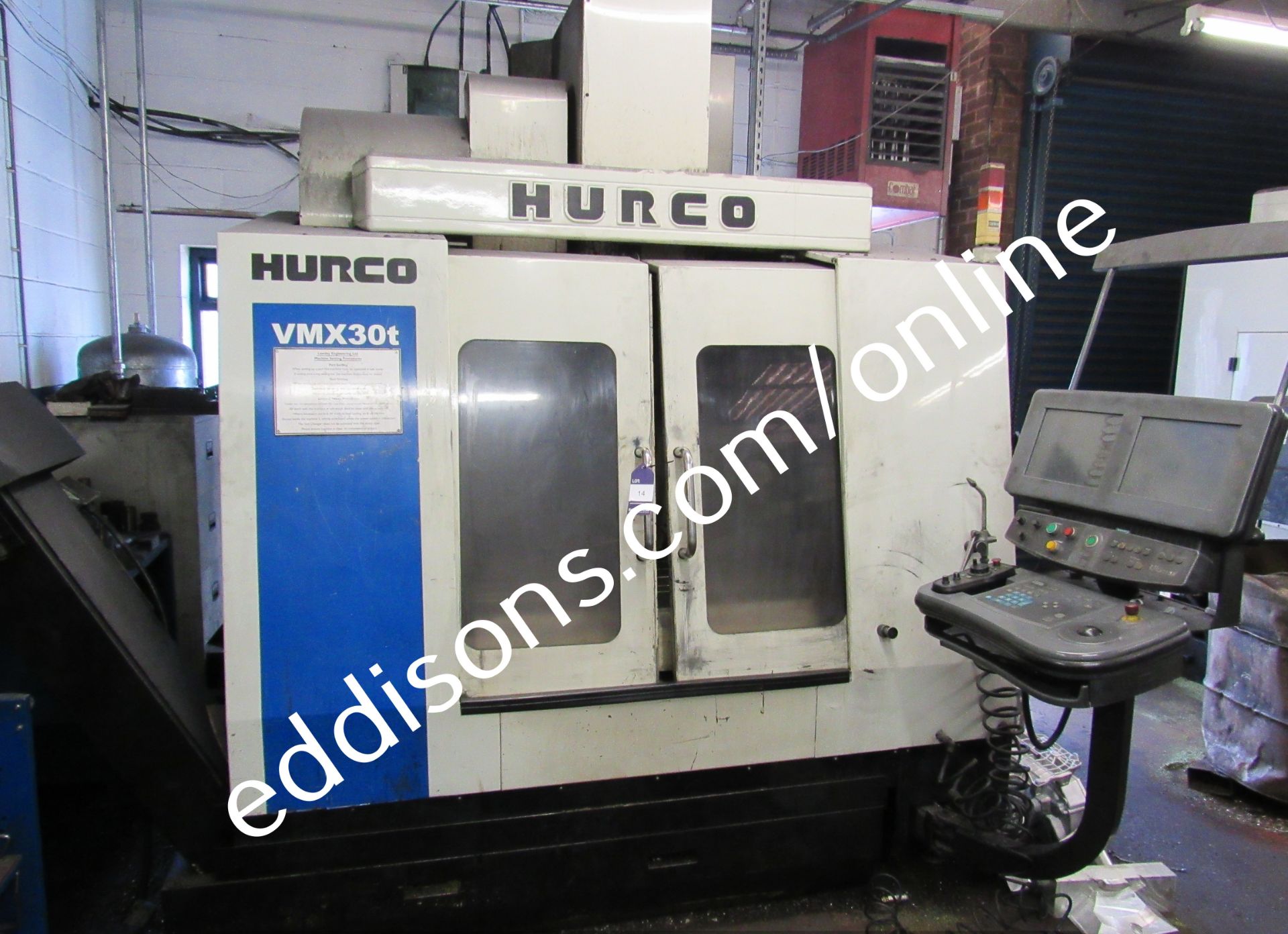 Hurco VMX30t CNC machining centre (762mm x 508mm b