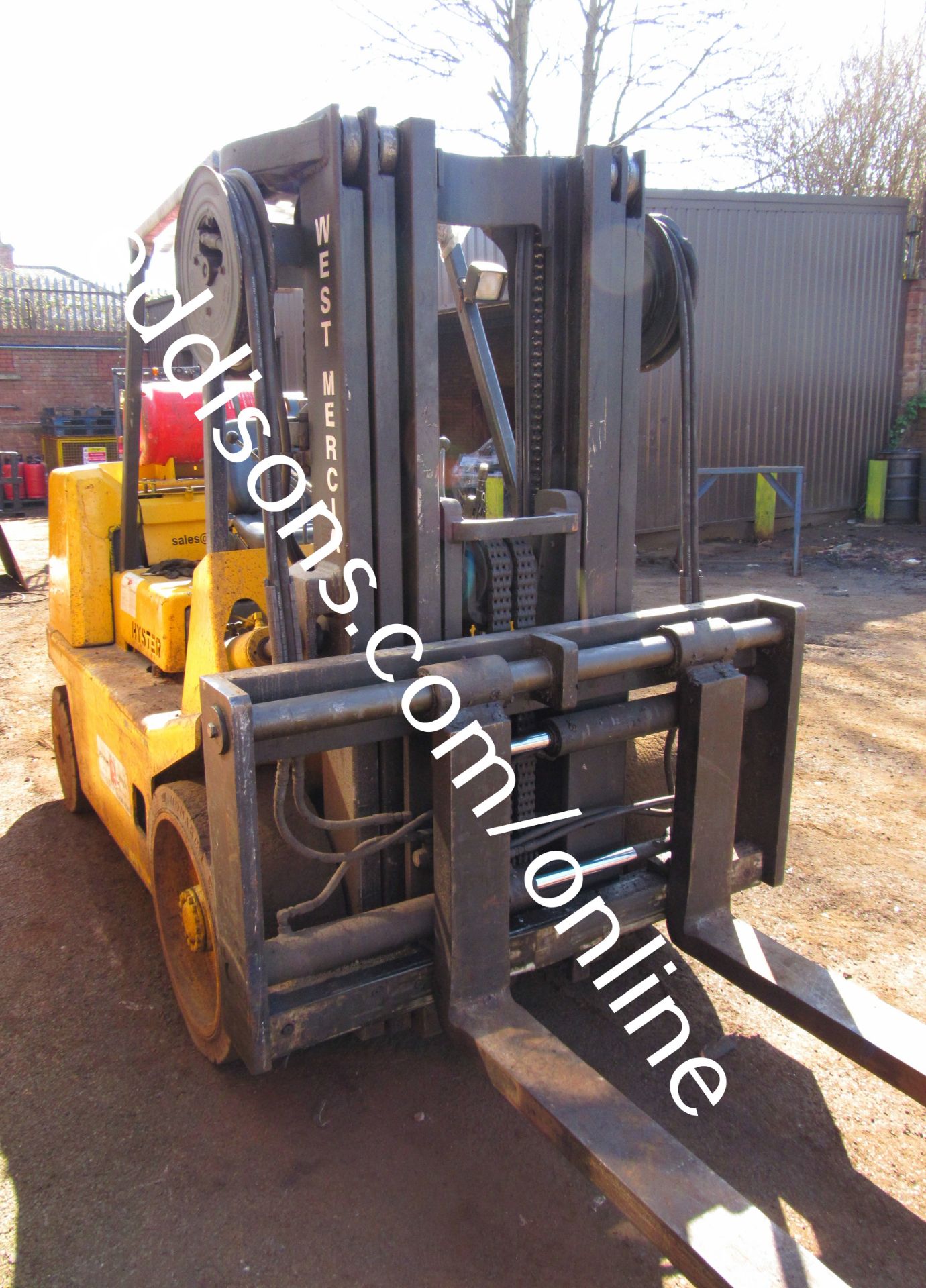 Hyster S7.00XL 7000KG LPG forklift truck, 7600 Hours, 3590mm Lift, Triple Extension Mast, Year 1997, - Image 3 of 13