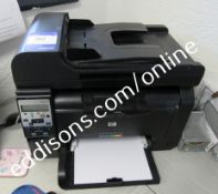HP LaserJet colour MFPM175NW printer