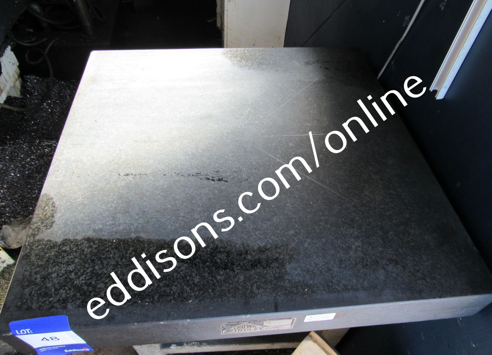 Crown Windley Granite Surface Table, Serial Number 62236,15.03.95, Grade 1, 24in x 24in - Image 2 of 3