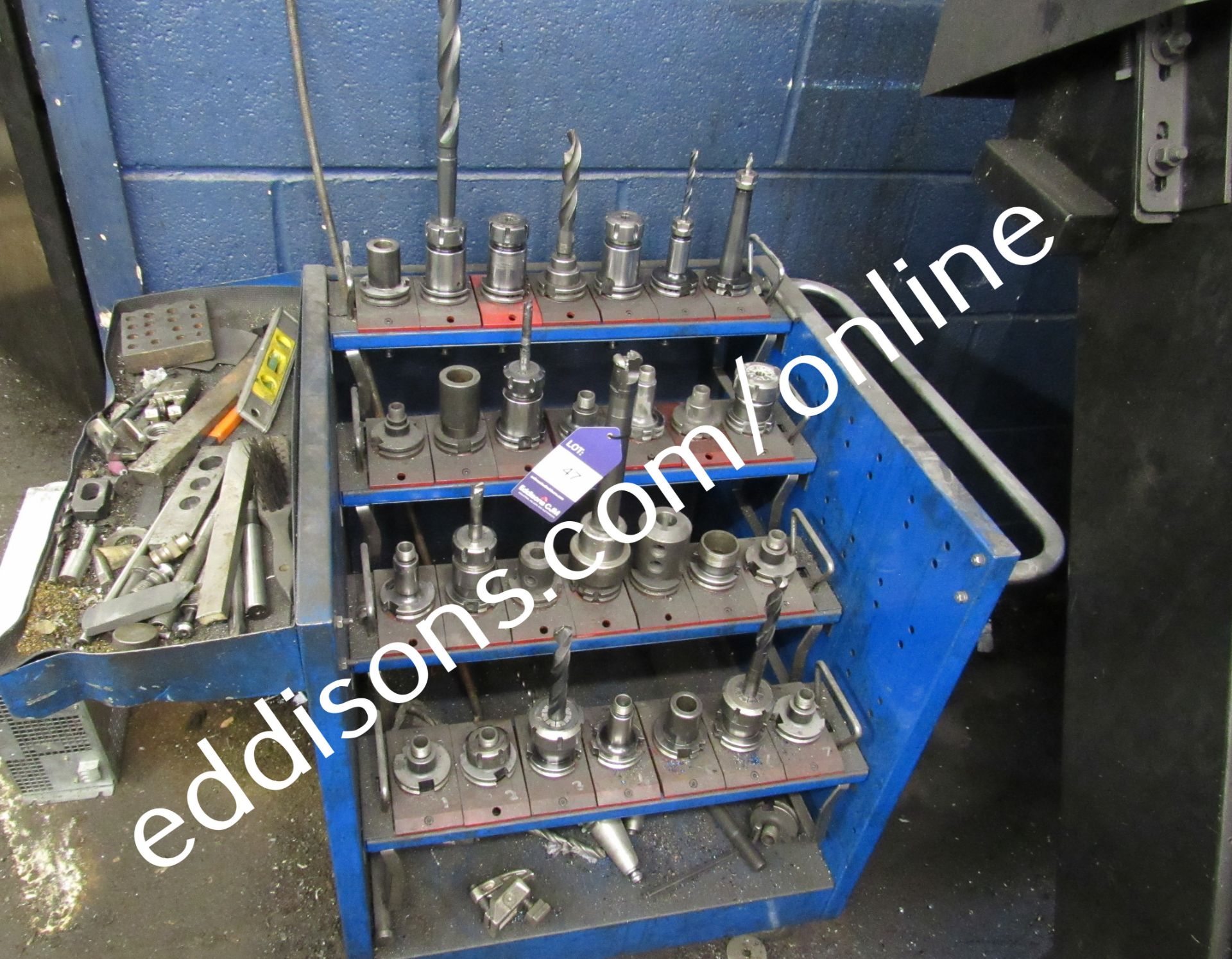 Harco Tool Trolley and Quantity Cutting Tools - Image 2 of 2