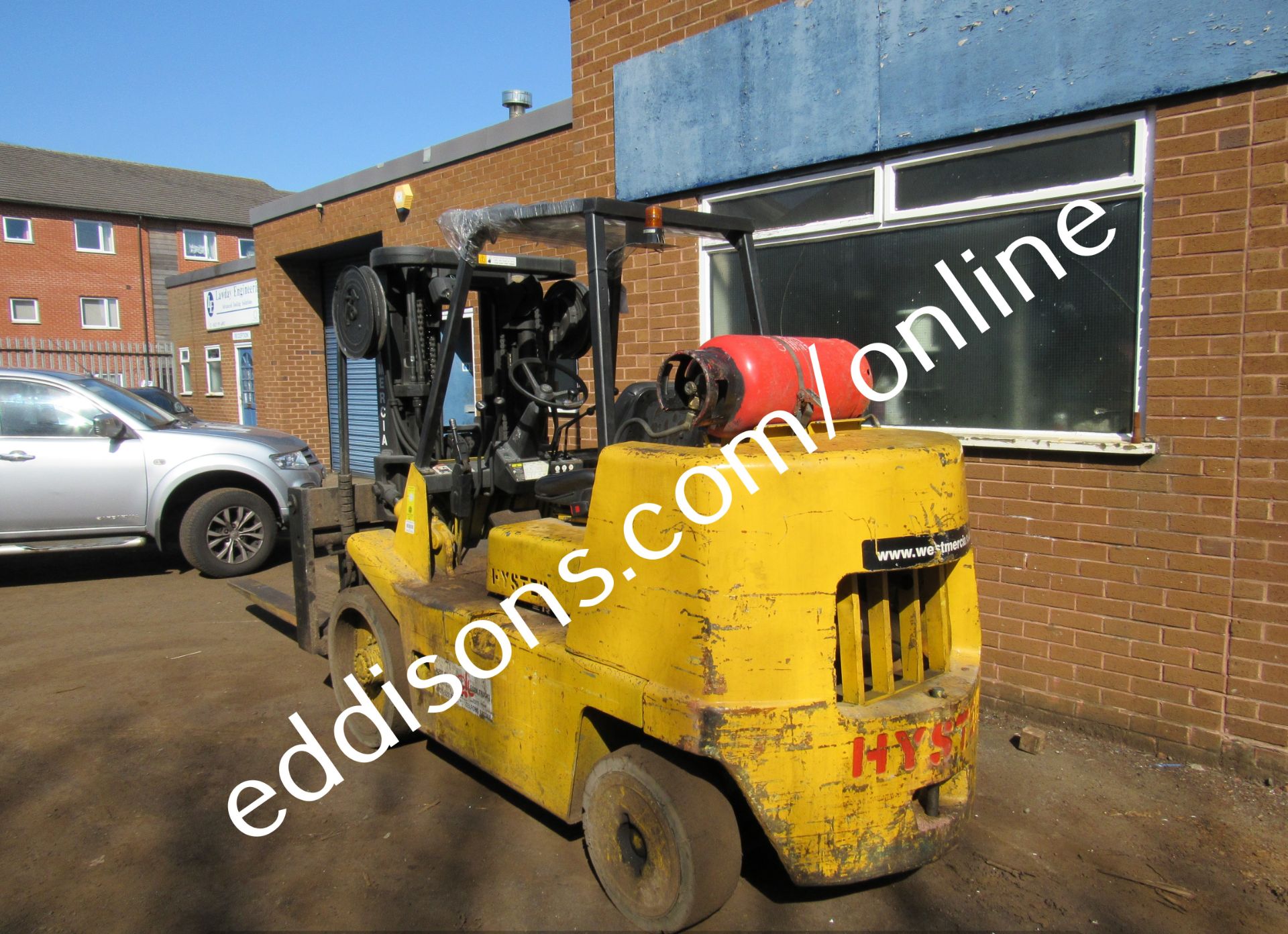 Hyster S7.00XL 7000KG LPG forklift truck, 7600 Hours, 3590mm Lift, Triple Extension Mast, Year 1997, - Image 4 of 13