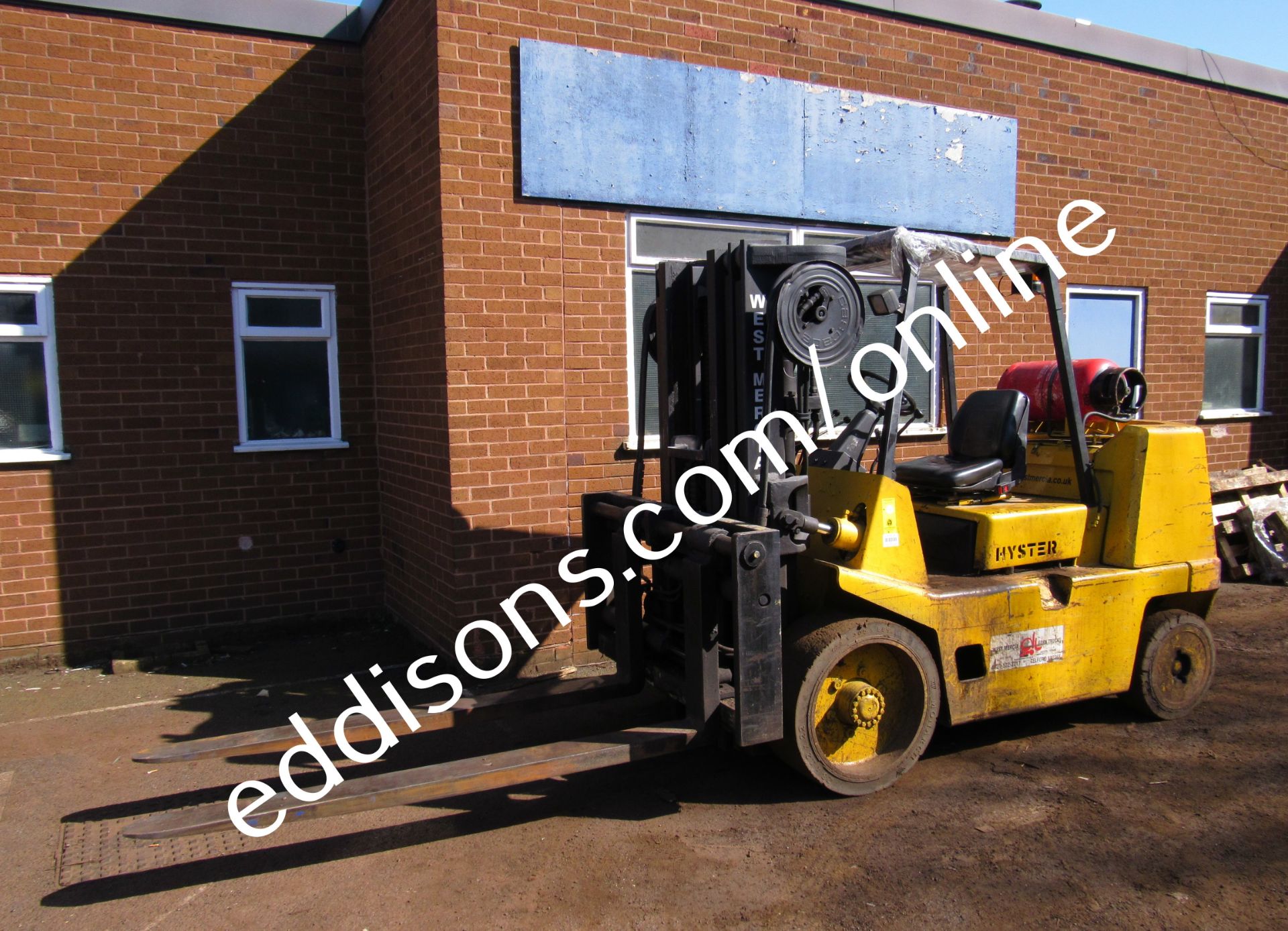 Hyster S7.00XL 7000KG LPG forklift truck, 7600 Hours, 3590mm Lift, Triple Extension Mast, Year 1997,