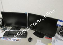 2 x Iiyama Prolite E2480HS 23.6in LED monitors