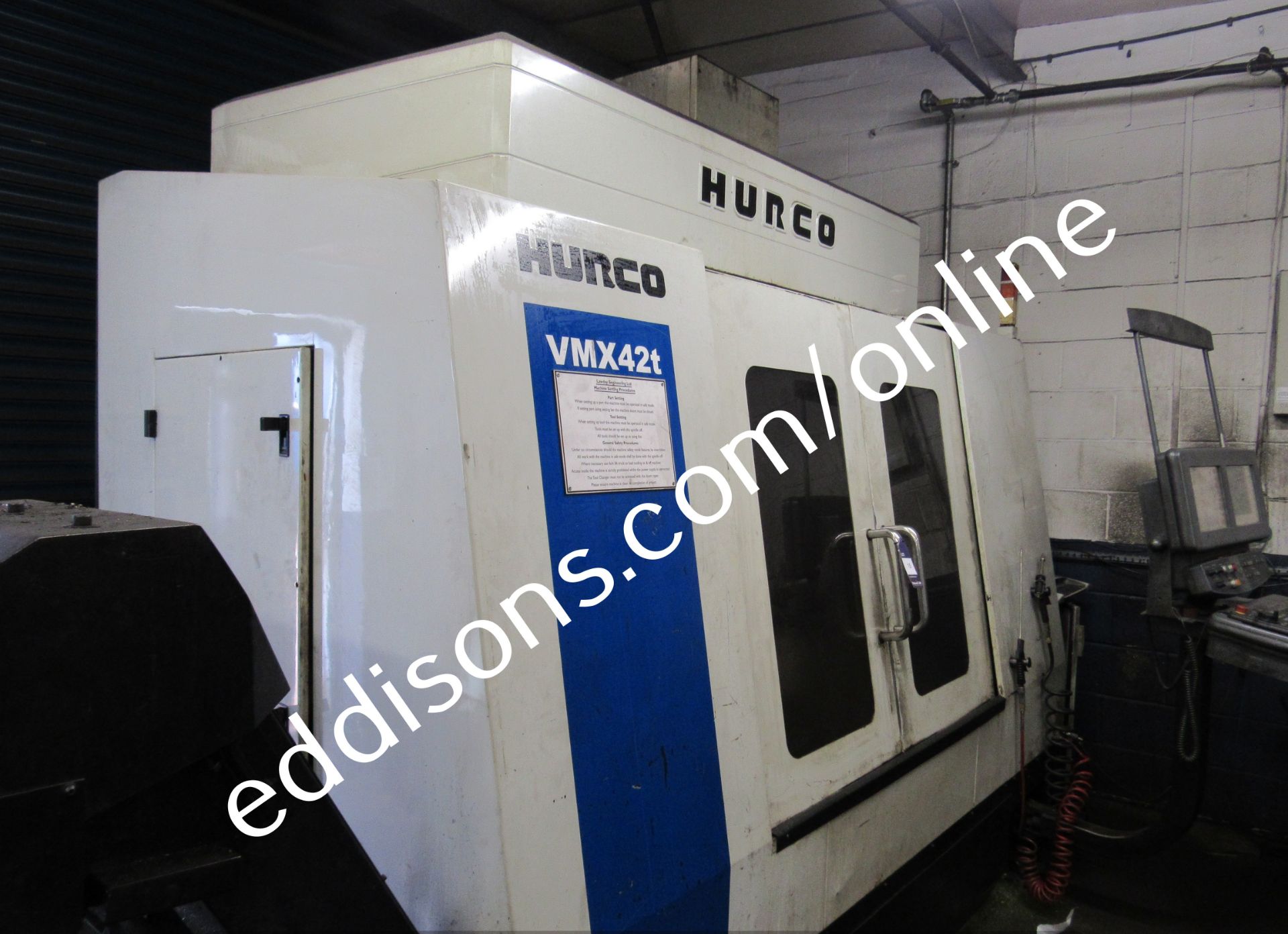 Hurco VMX42t CNC machining centre (1067mm x 610mm - Image 8 of 10