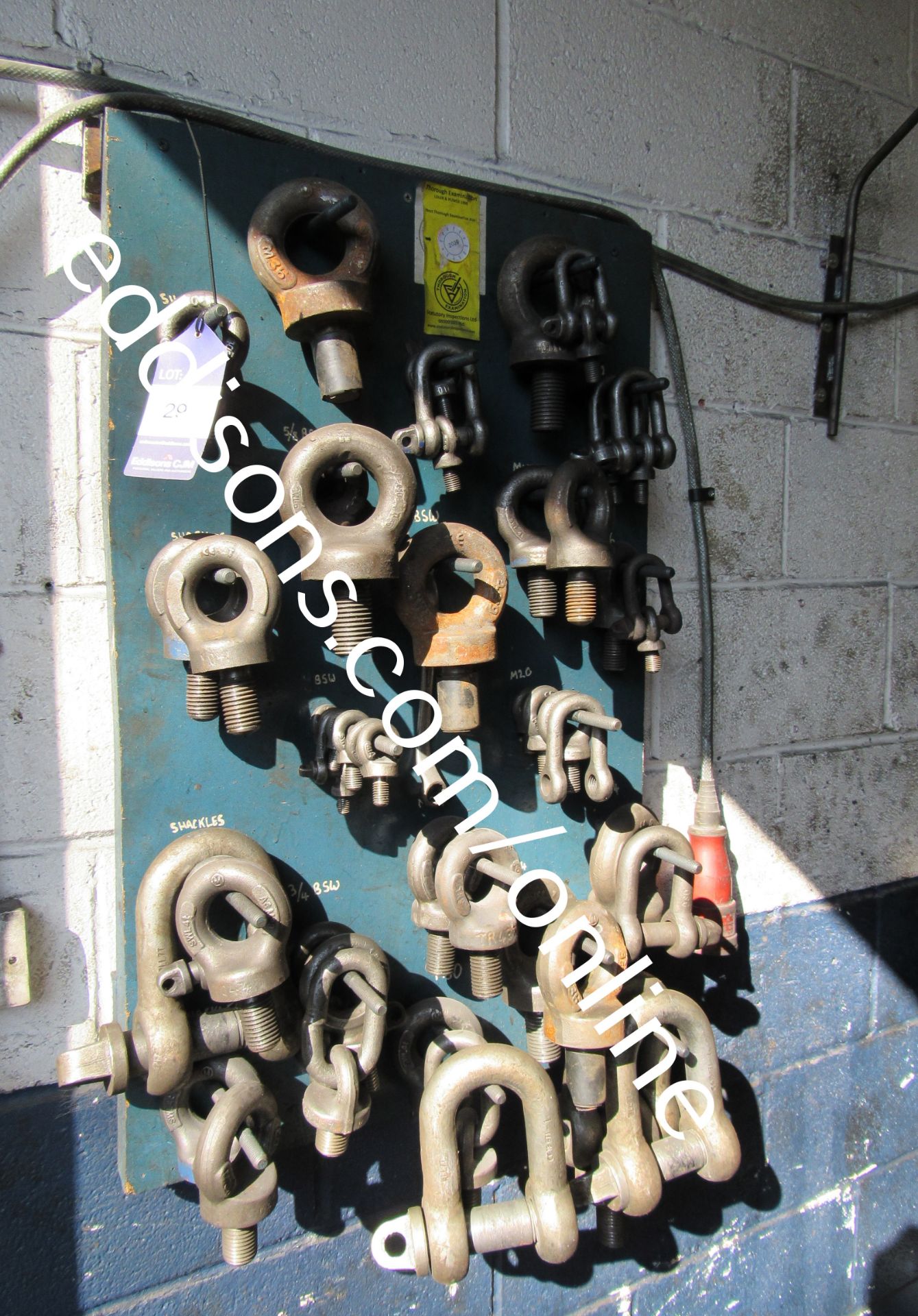 Large Quantity Lifting Eyes/Bolts