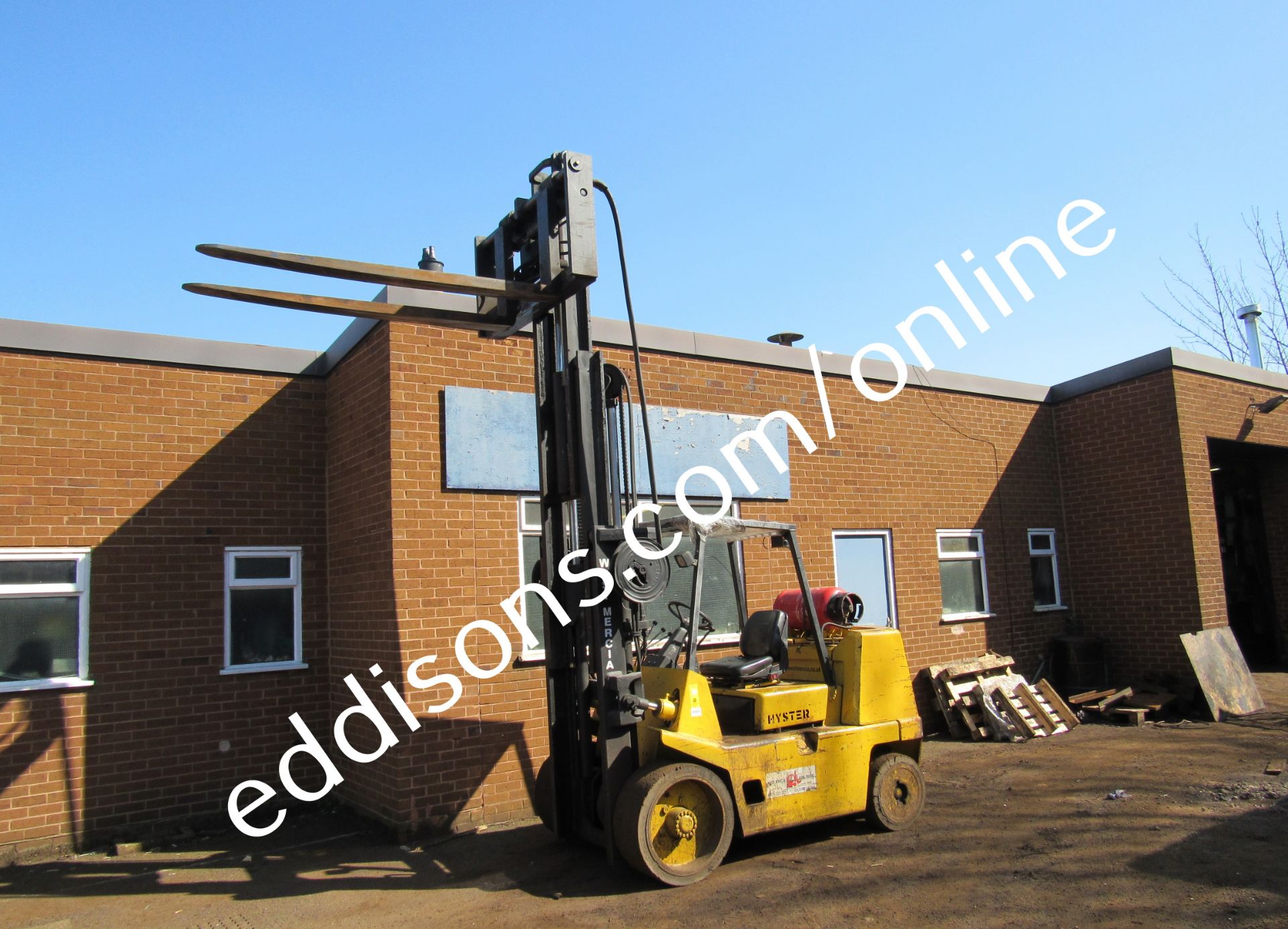 Hyster S7.00XL 7000KG LPG forklift truck, 7600 Hours, 3590mm Lift, Triple Extension Mast, Year 1997, - Image 5 of 13