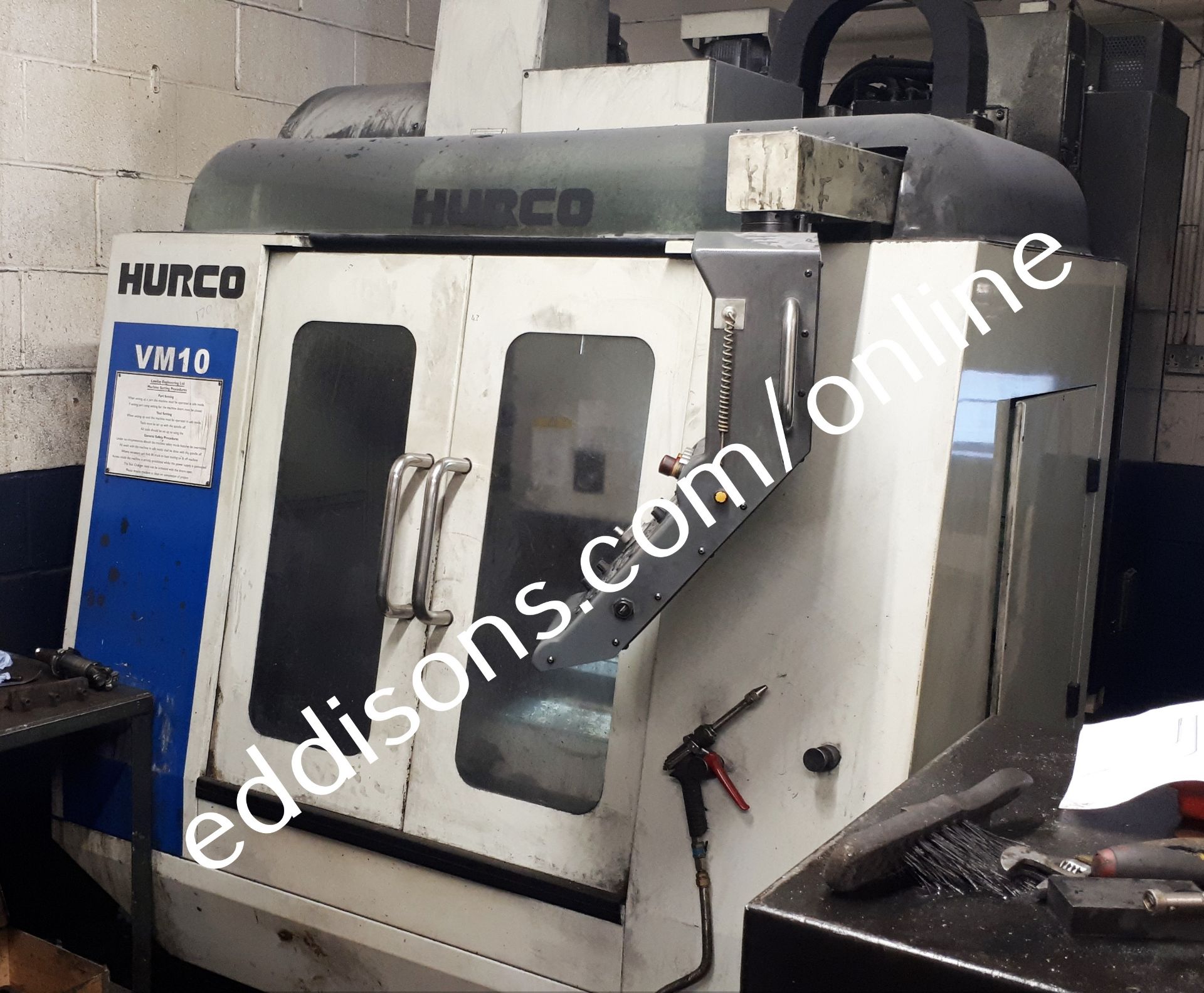 Hurco VM10 machining centre (660mm x 406mm bed limit), Automatic Tool Changer, 20 Tool, Year 2012,