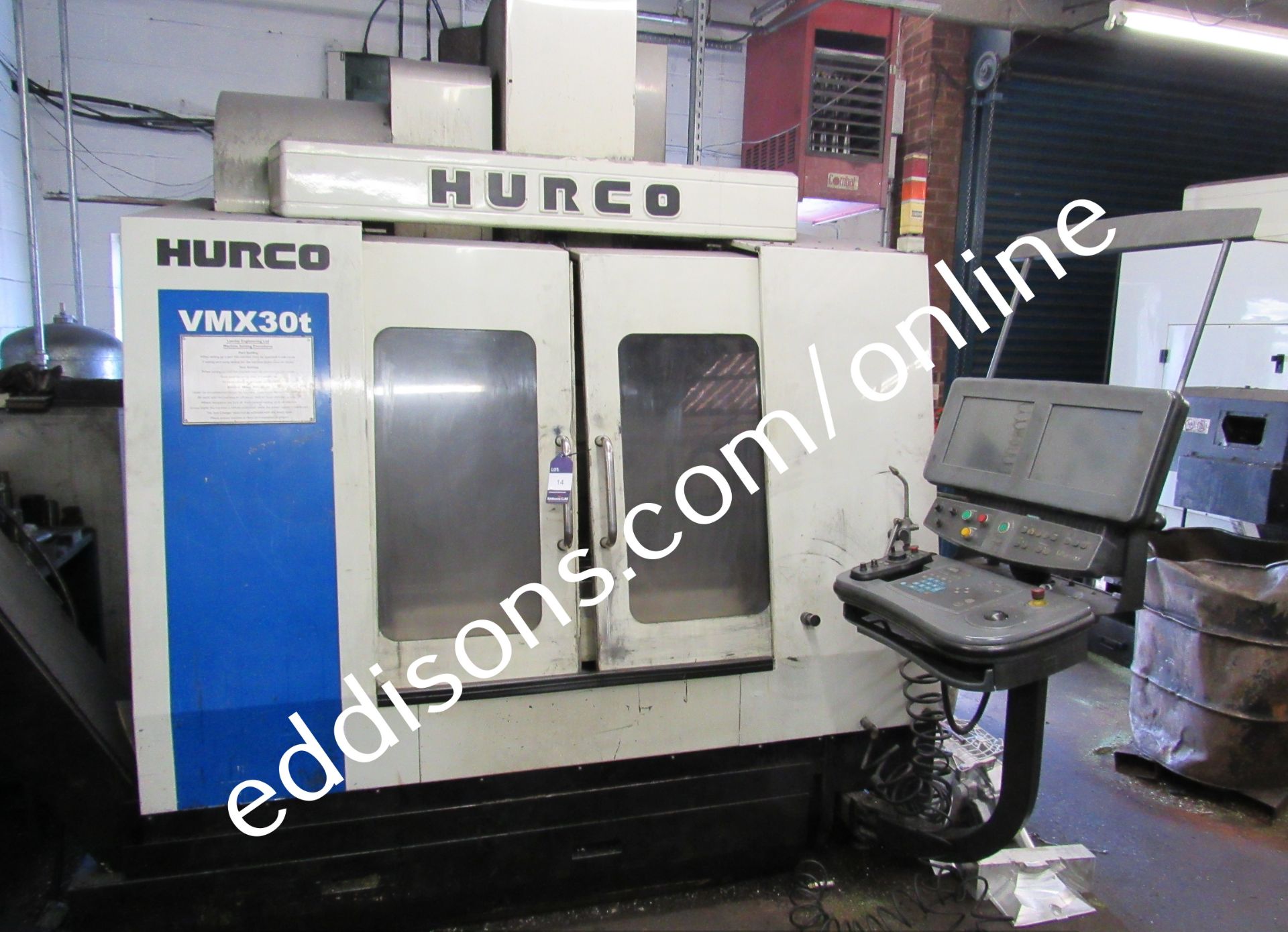 Hurco VMX30t CNC machining centre (762mm x 508mm b - Image 2 of 11