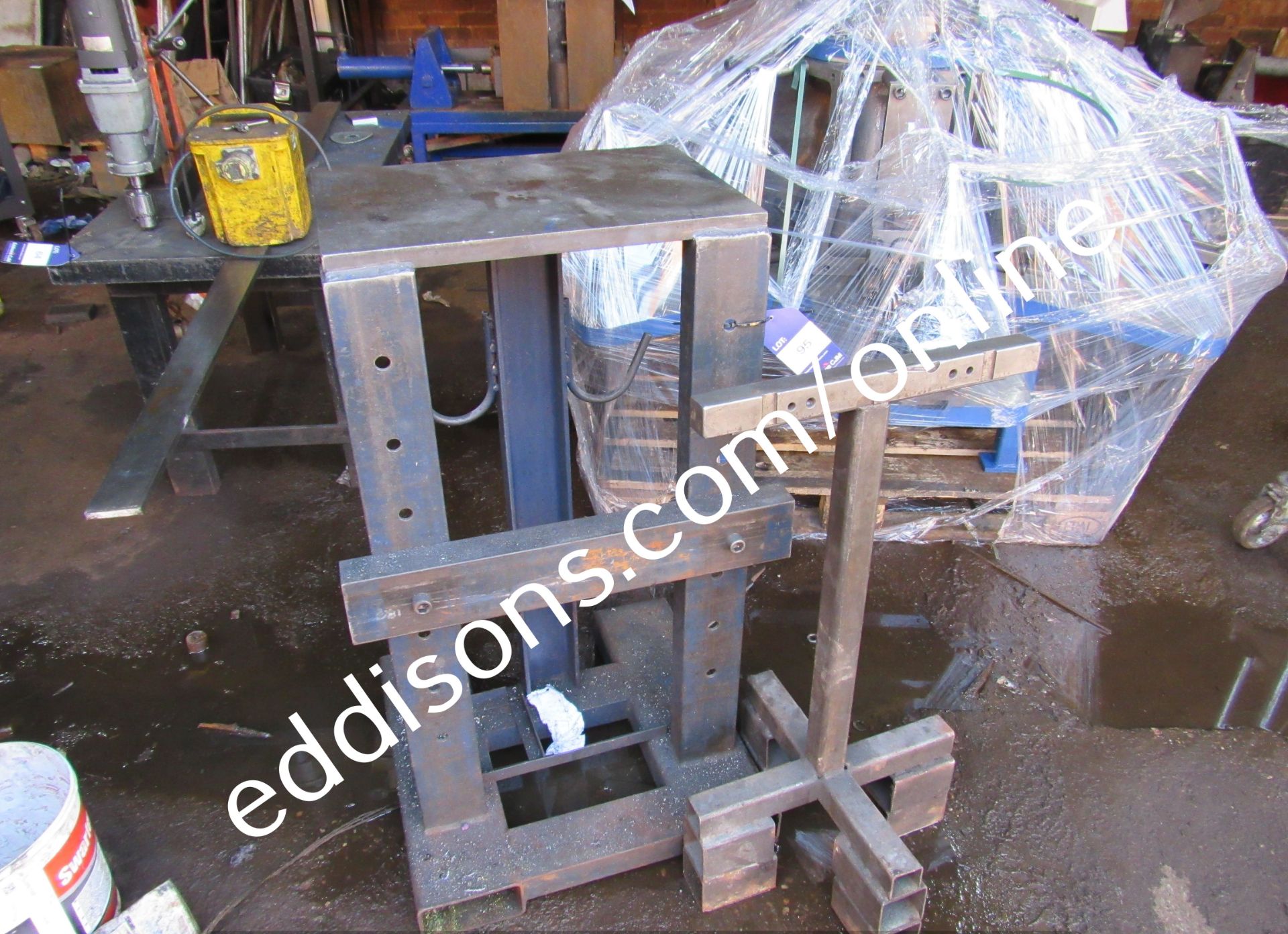 Heavy Duty Fabricated Steel Trolley with Fork Truc