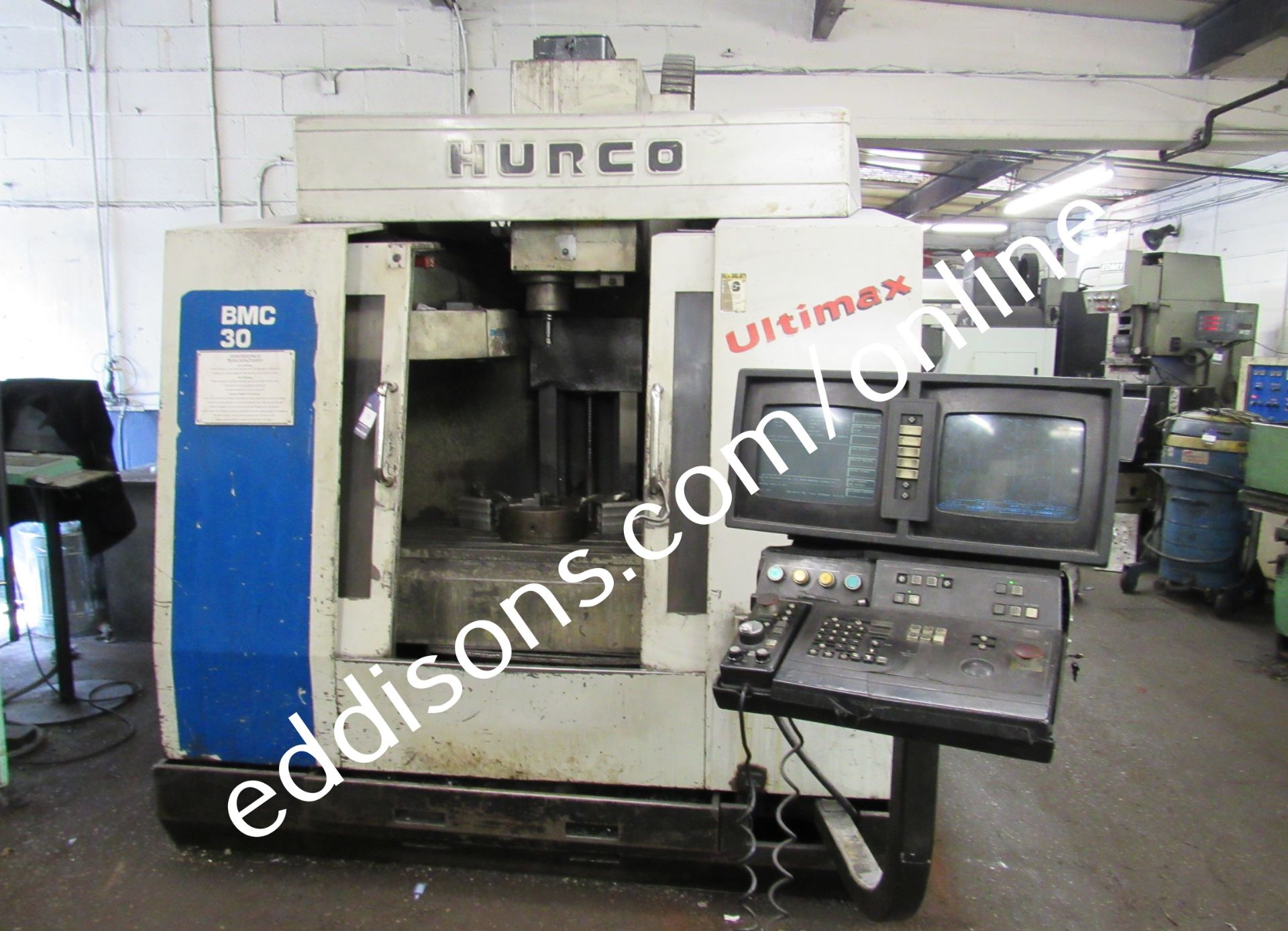 Hurco Ultimax BMC 30/M (755mm x 460mm bed limit) with design centre, Year 1998, Serial Number - Image 3 of 14