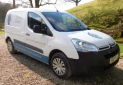 Citroen Berlingo 625 Enterprise Blue HDi panel van, registration YG67 FLJ, first registered