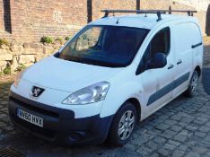 Peugeot Partner L1 850 S 1.6 HDi 90 panel van, registration NV60 HVX, first registered 17 December