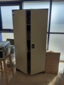 Two door metal Cupboard/cabinet (contents NOT included)