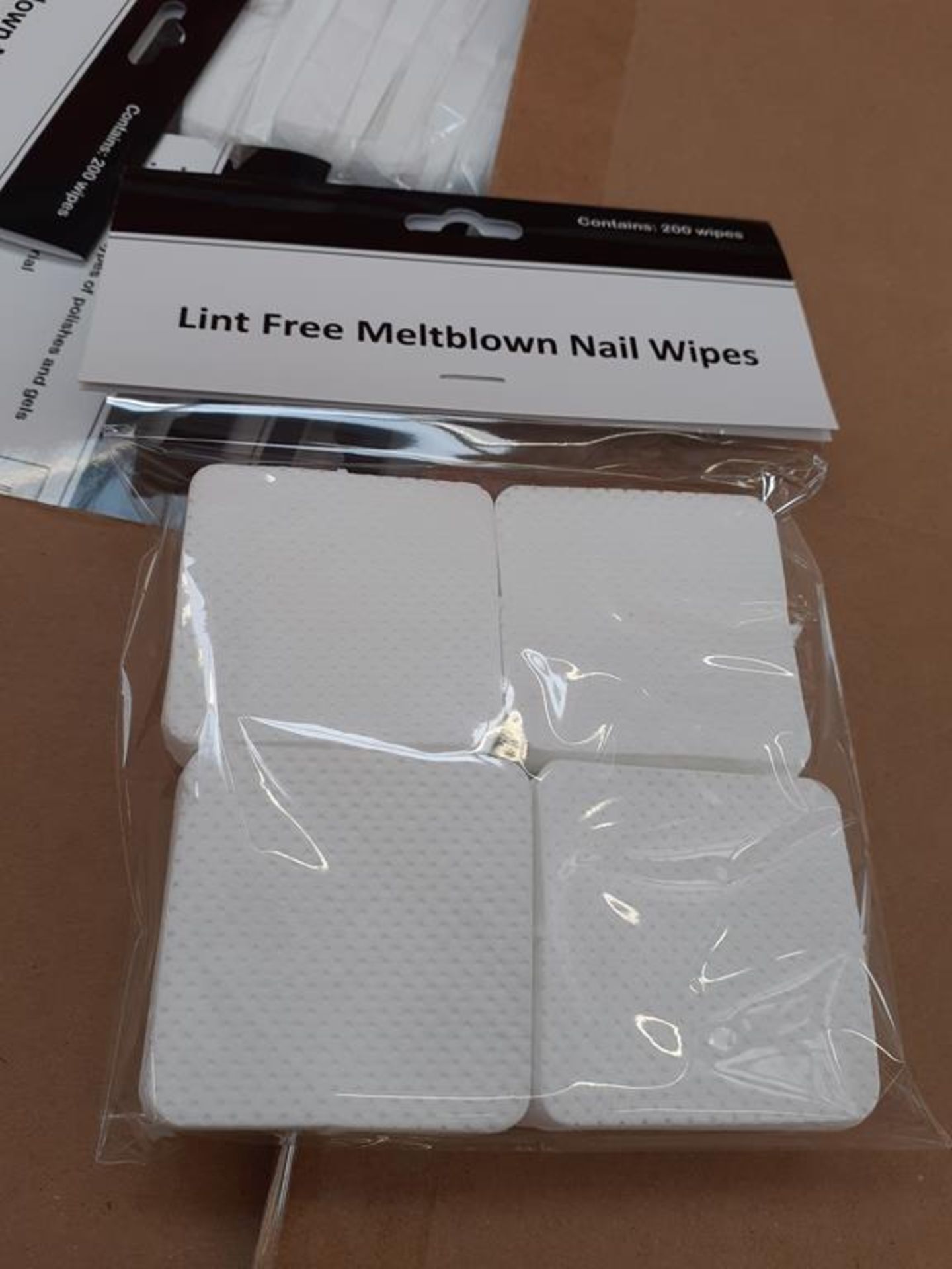 Pallet of Lint Free Melt Blown Nail Wipes (approx 10 boxes) - Image 3 of 3