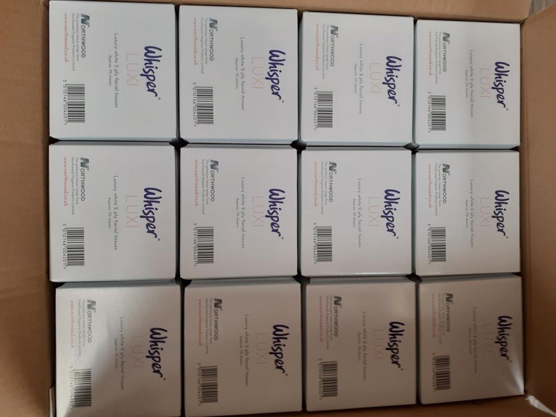 4 x boxes of White Facial Tissues - Image 4 of 5