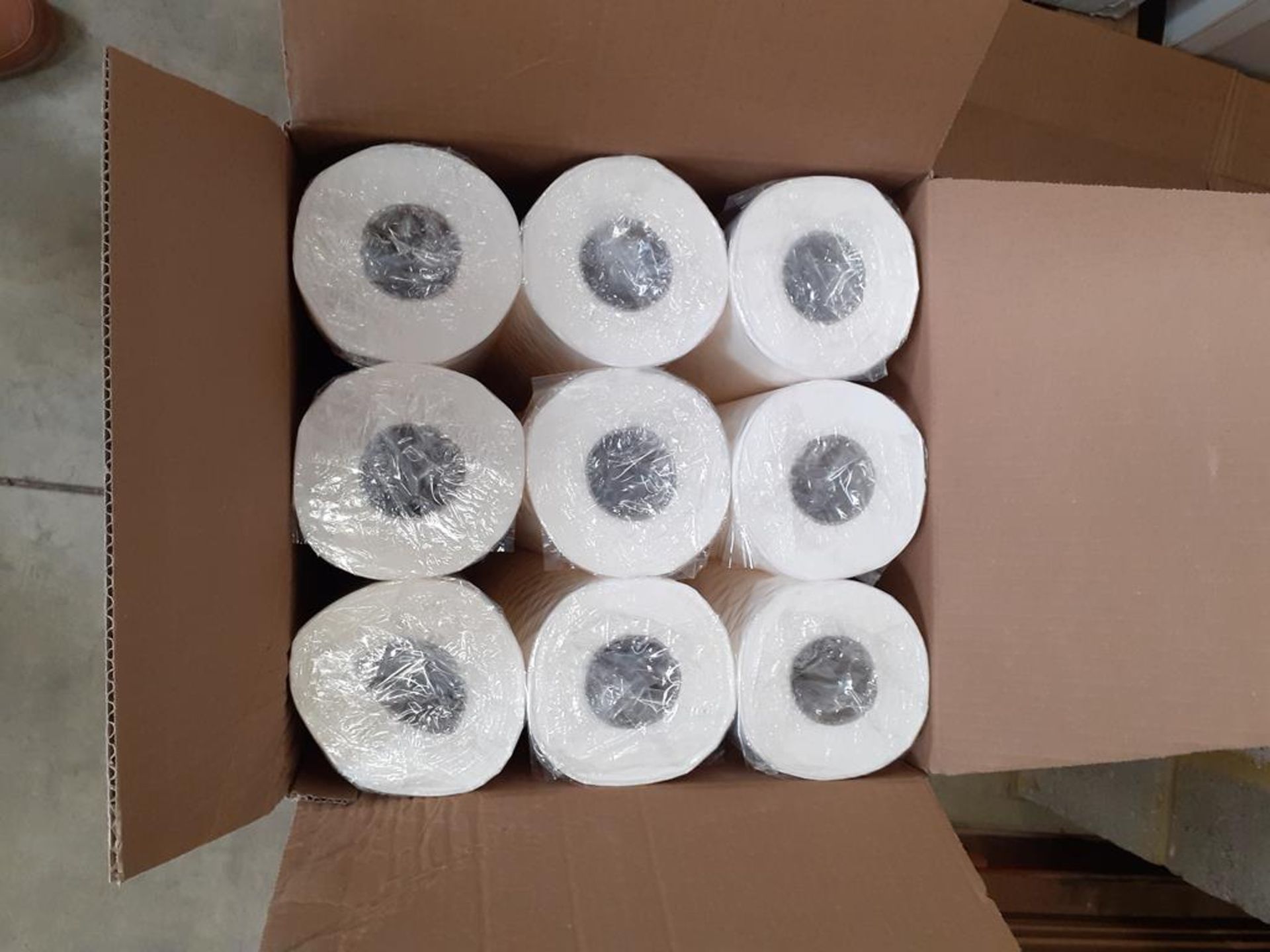 Pallet of 20" White Couch Rolls 50H (approx 15 boxes) - Image 3 of 3