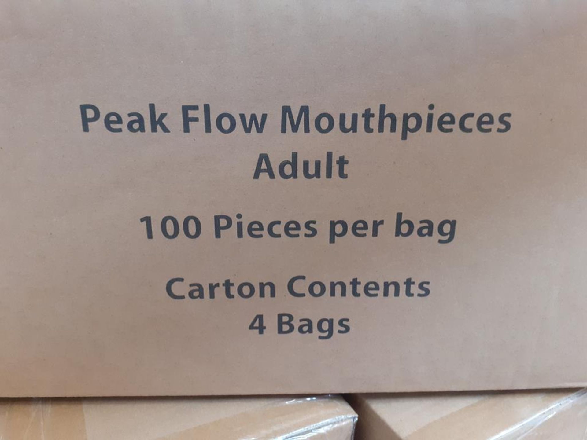 Pallet of Peak Flow Mouth pieces (approx 18 boxes) - Image 2 of 2