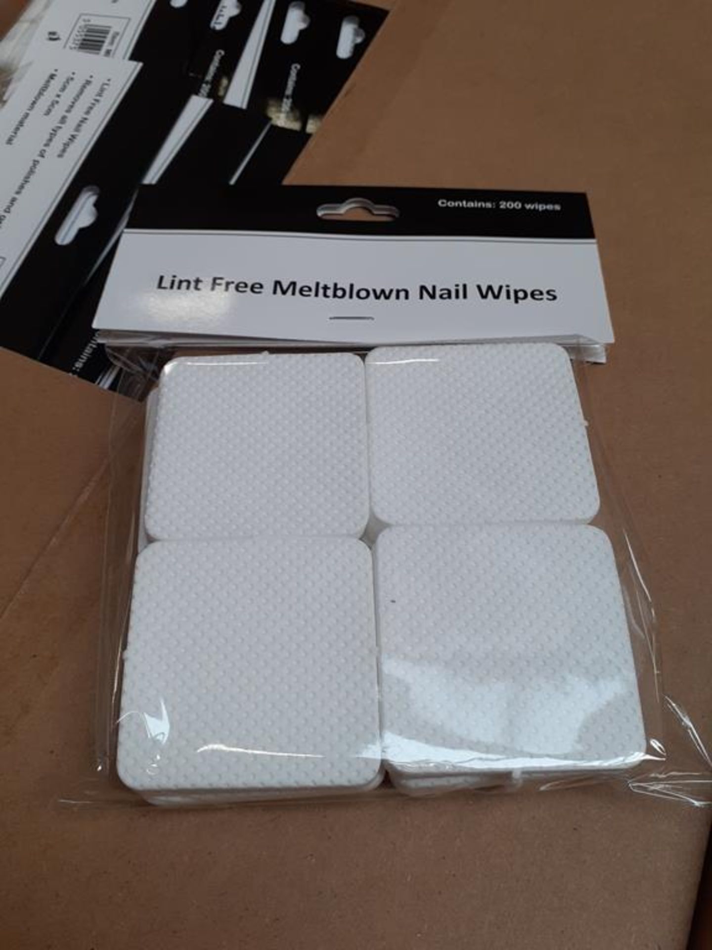 Pallet of Lint Free Melt Blown Nail Wipes (approx 8 boxes) - Image 4 of 4