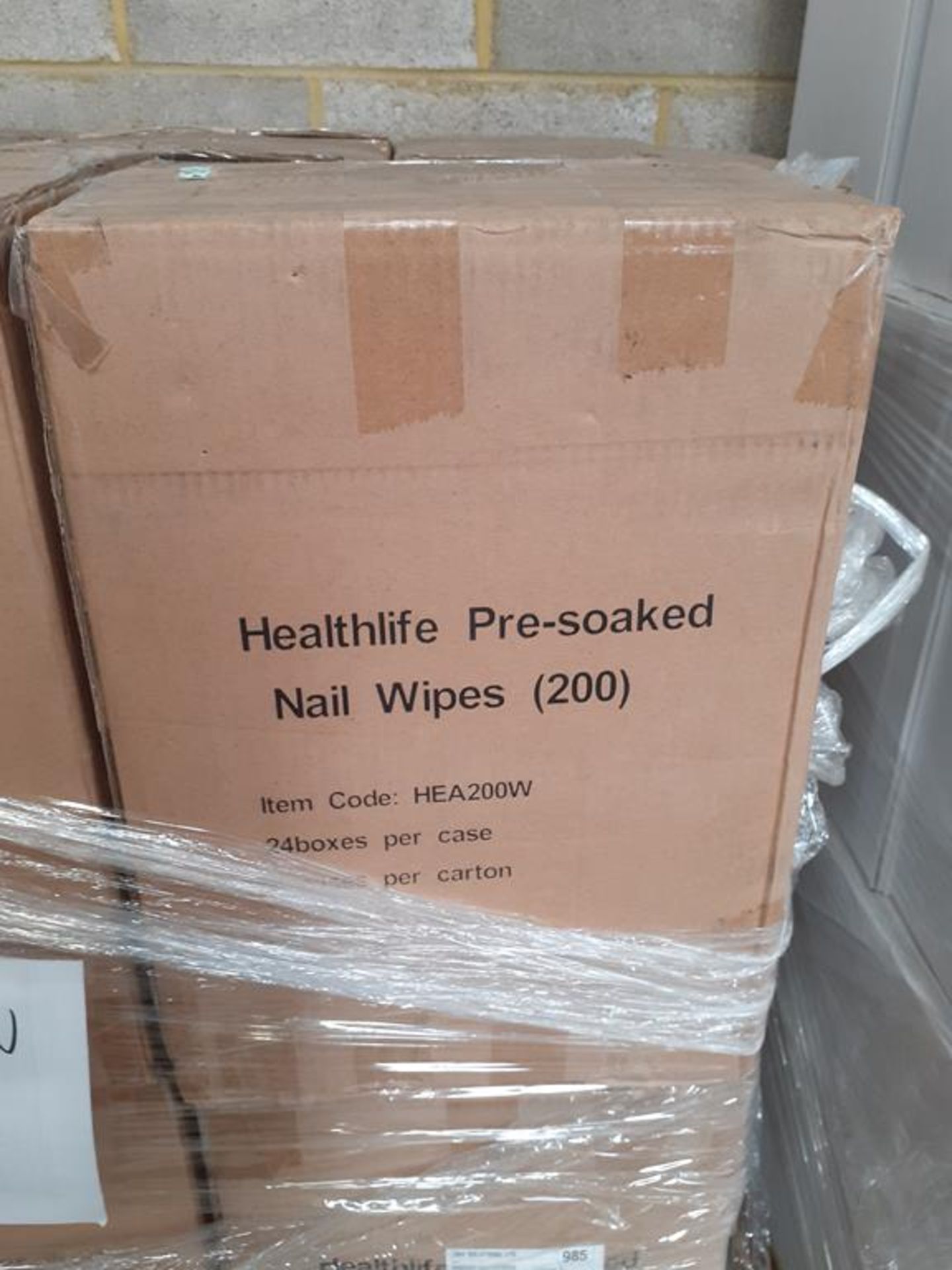 Pallet of Pre Soaked Nail Wipes (approx 16 boxes) - Image 2 of 4