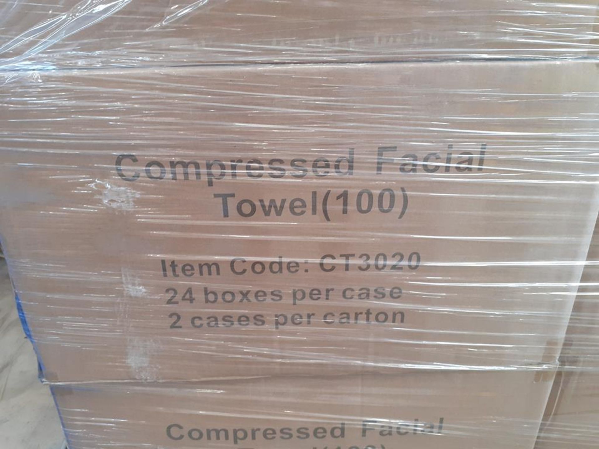 Pallet of Compresse Facial Towels (approx 15 boxes) - Image 2 of 3