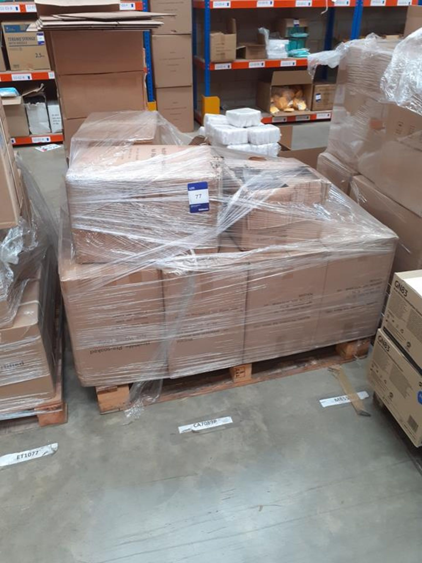 Pallet of Pre-Soaked Nail Wipes (approx 14 boxes)