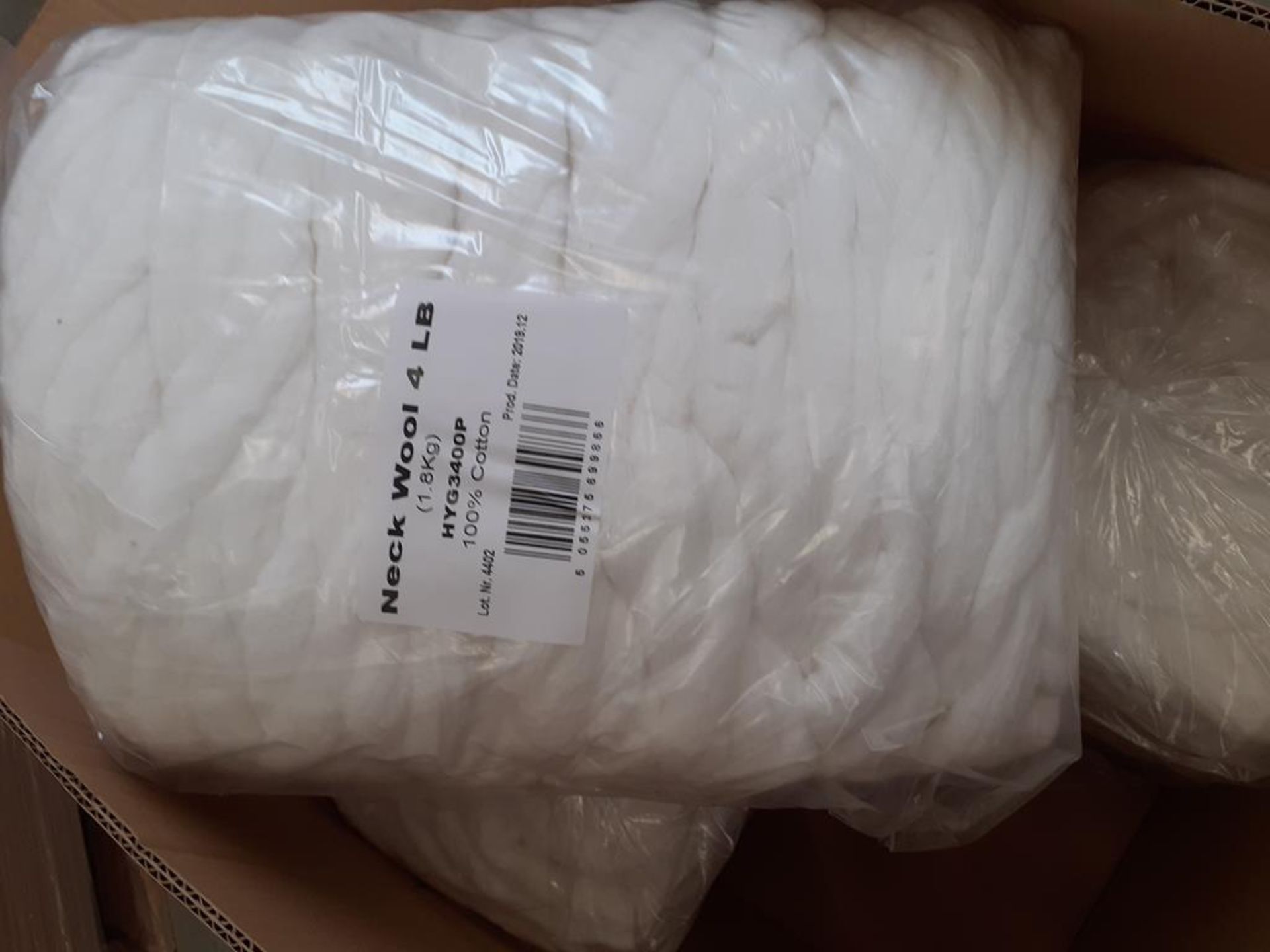 Pallet of Cotton Neck Wool (approx 20 boxes) - Image 3 of 3