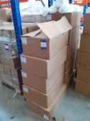 Approx 11 boxes of Bleached Cellulose Wipes, 4x5 cm