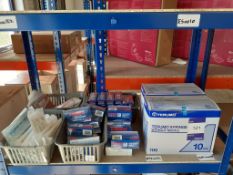 Shelf to Contain 'Terumo' Syringes, Sterile Disposable Epilation Needles, Adhesive Fabric Dressing S