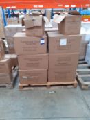 Pallet of Compressed Facial Towels (approx 12 boxes)