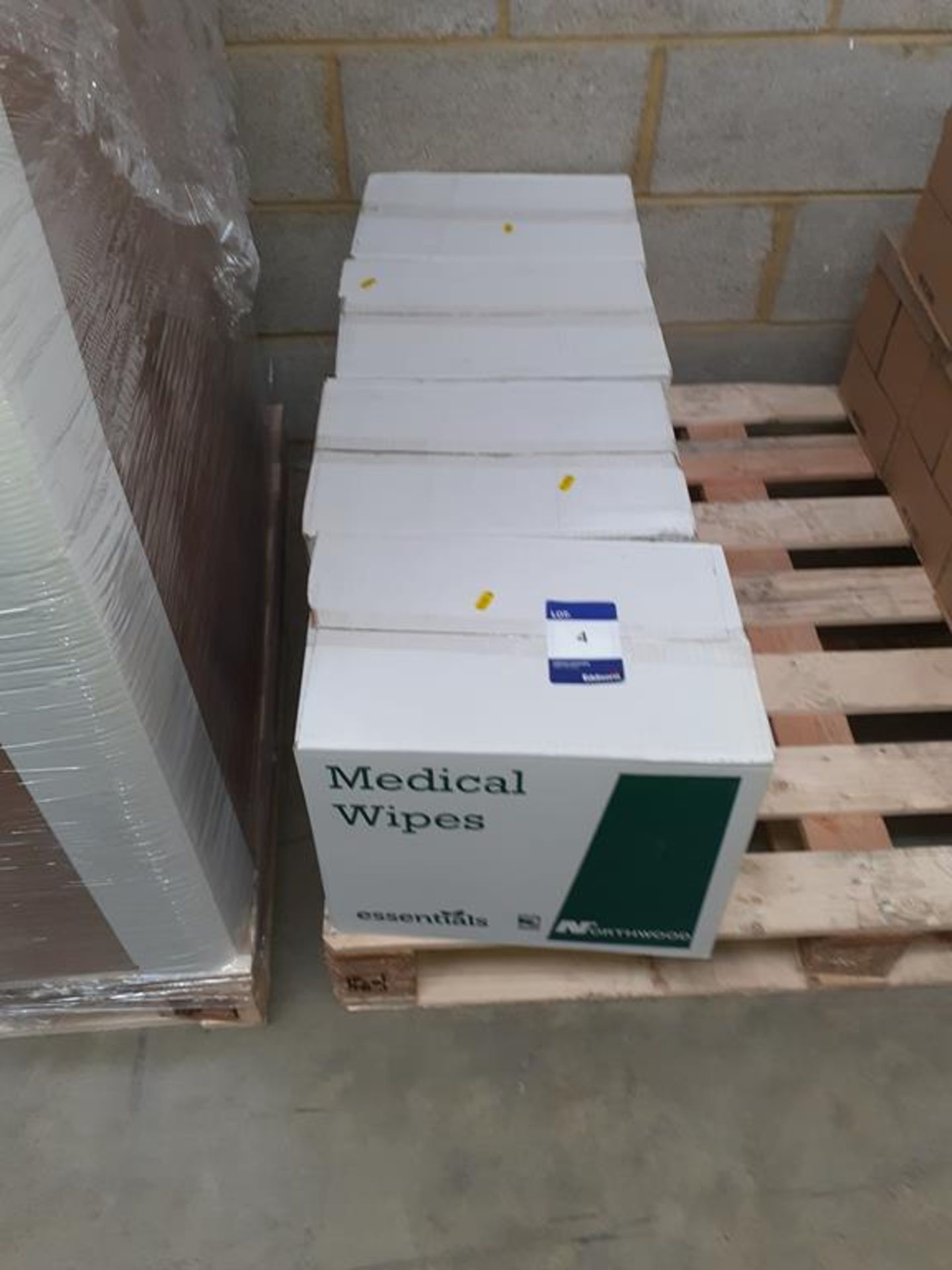 4 x boxes of Medical Wipes