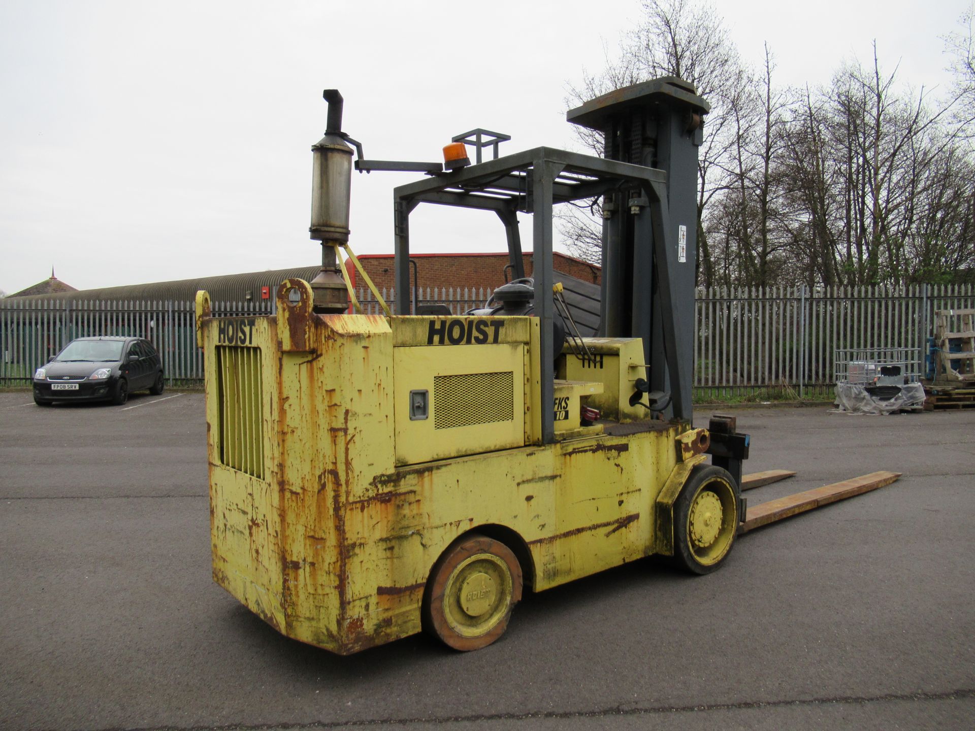 Hoist FK510 Diesel Forklift Truck, 10000kg Capacity, Duplex Mast, 3300mm Closed Height, 6400mm - Image 4 of 11