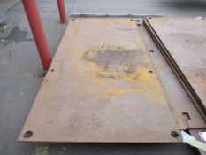 Heavy Duty Steel Road Plate 2500mm x 1250mm (approx.) Please note there is a £5 lift out fee on this