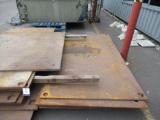 Heavy Duty Steel Road Plate 2500mm x 1250mm (approx.) min 19mm thickness Please note there is a £5