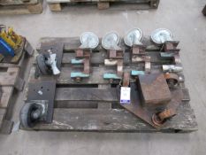 Contents to Pallet including Caster Adapters, Dollies, etc.
