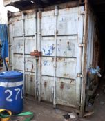 20ft Steel Shipping / Storage Container (Viewing and Collection is at Keighley by appointment,