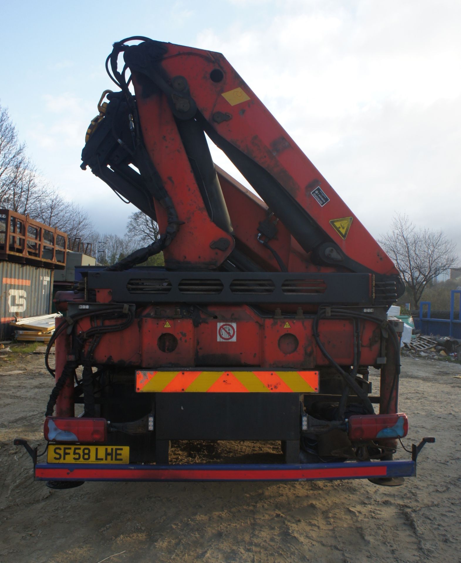 MAN/TGM 18.280 Flatbed HGV with Palfinger PK19000B Crane, 18,000kg gross weight, Registration SF58 - Image 5 of 30