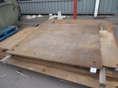 Heavy Duty Steel Road Plate 1700mm x 1700mm (approx.) Please note there is a £5 lift out fee on this