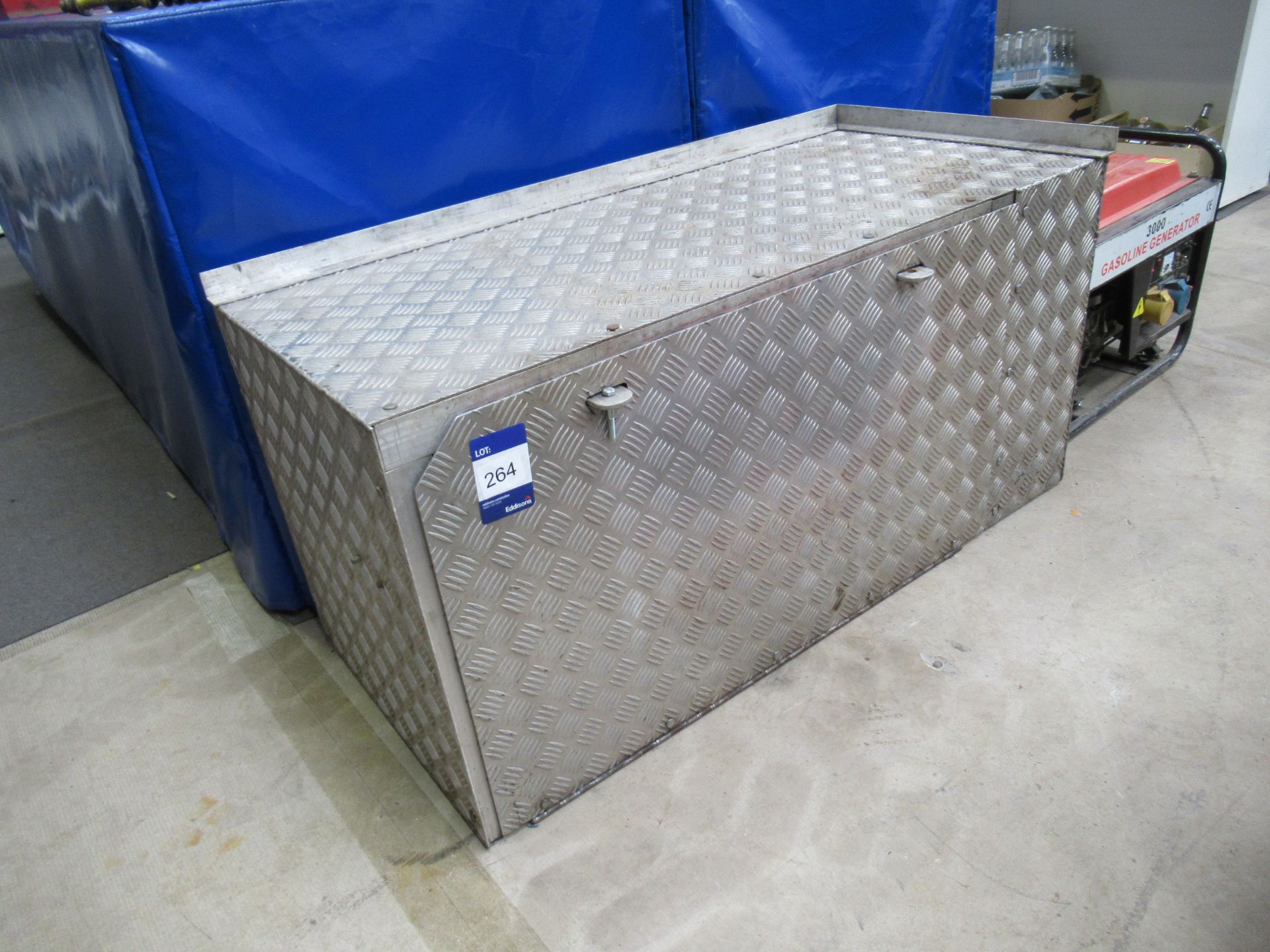 Aluminium heavy Duty Site Box 1200x580x600mm