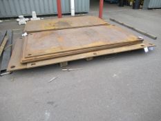 Heavy Duty Steel Road Plate 2400mm x 1600mm (approx.) Please note there is a £5 lift out fee on this