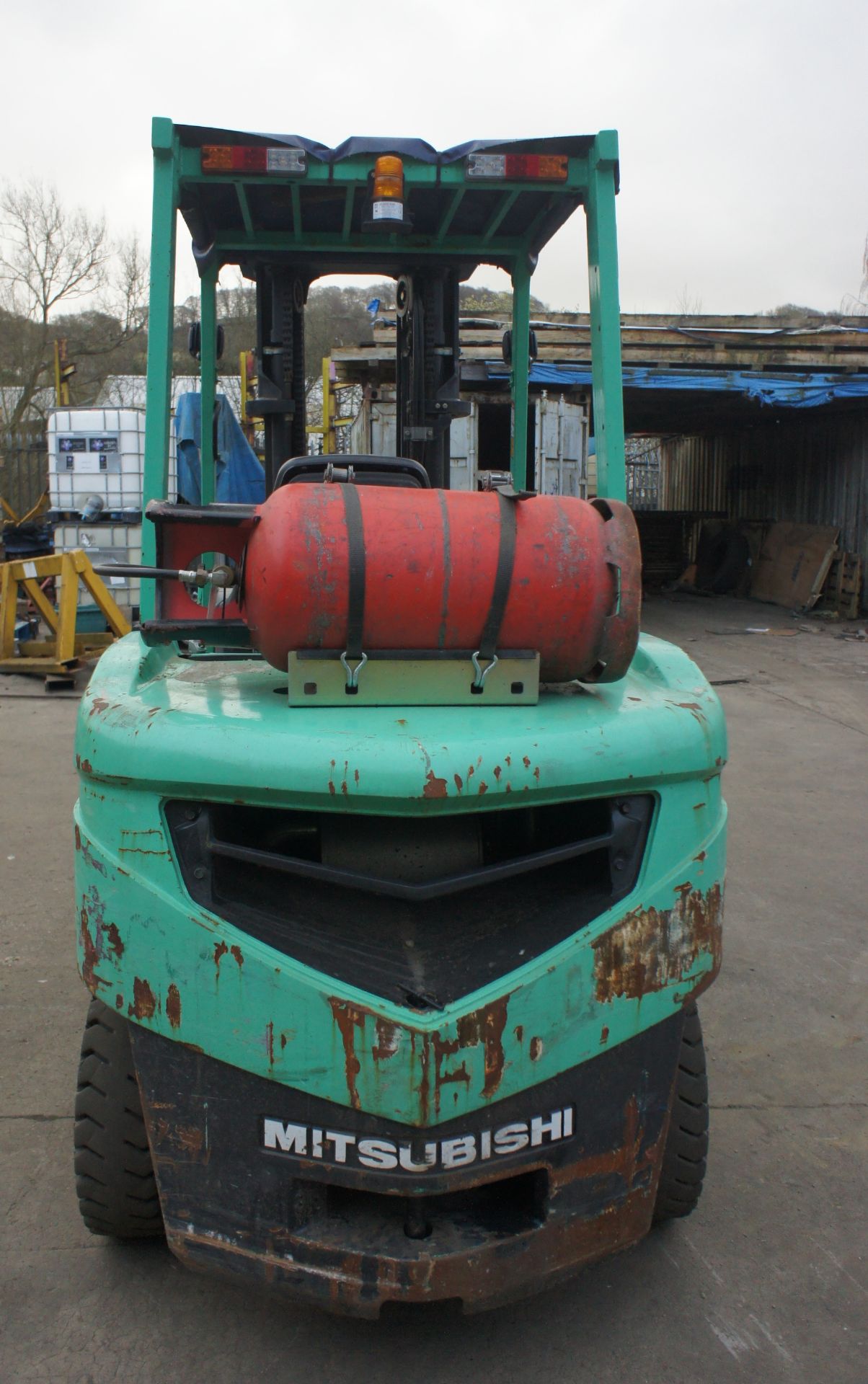 Mitsubishi FG35NT LPG Forklift Truck, 3500kg capacity, Triple Mast, 4700mm Lift Height, Full - Image 7 of 13