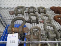 8 Various Bow Shackles