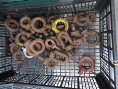 Quantity of Various Lifting Eyes to Crate