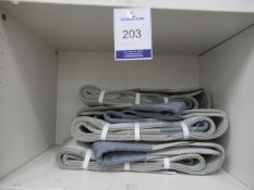 5 x Heavy Duty Slings 4T x 2m, Unused